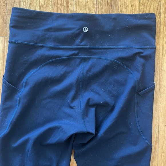 Lululemon 10 Invigorate High-Rise Tight 25" Tru Navy High-Waisted legging VGUC - Picture 5 of 13